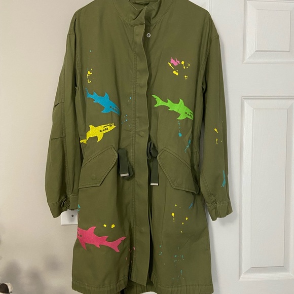 NWOT Zara Maui and Sons Limited Edition Shark Jacket - Picture 6 of 7